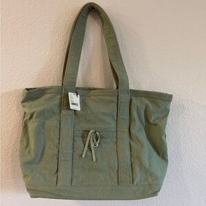Free People Sage Green Tote Bag